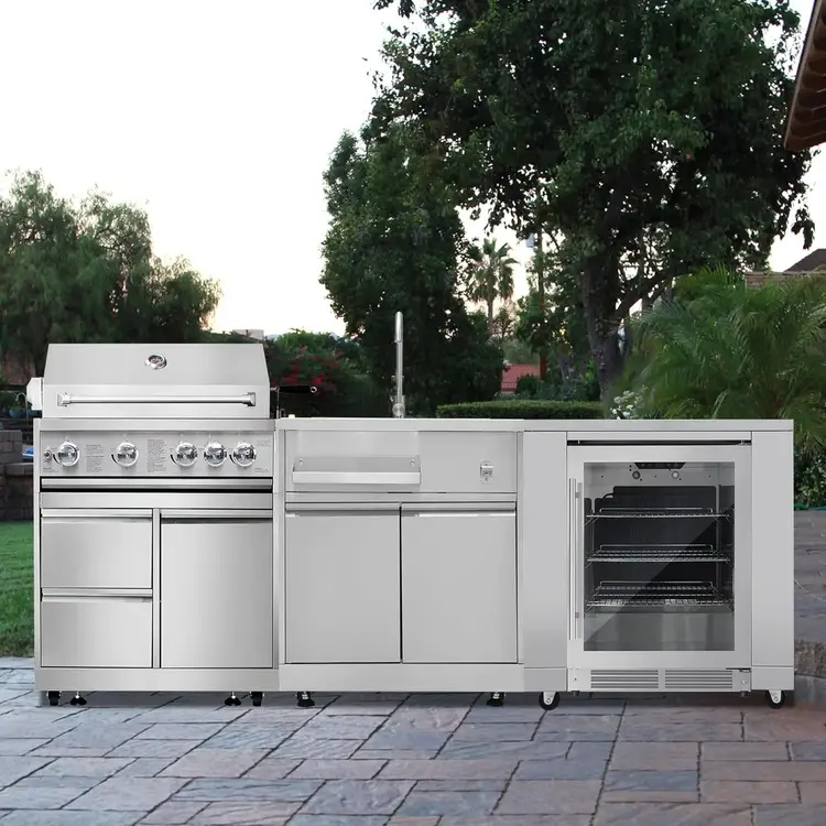 ct copper tailor 5 piece outdoor kitchen package 750x750