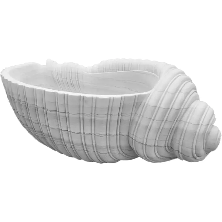 ct copper tailor 60' handcrafted conch shape bathtub