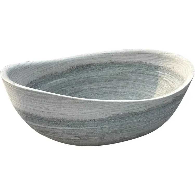 ct copper tailor 60' handcrafted freestanding oval shape bathtub