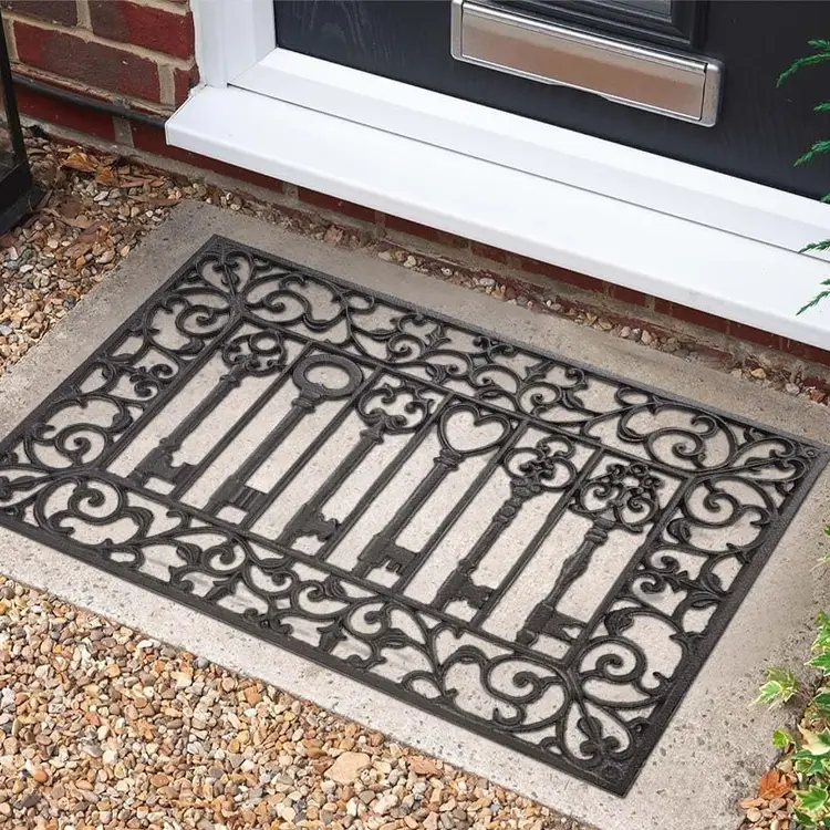 ct copper tailor cast iron lovely keys doormat